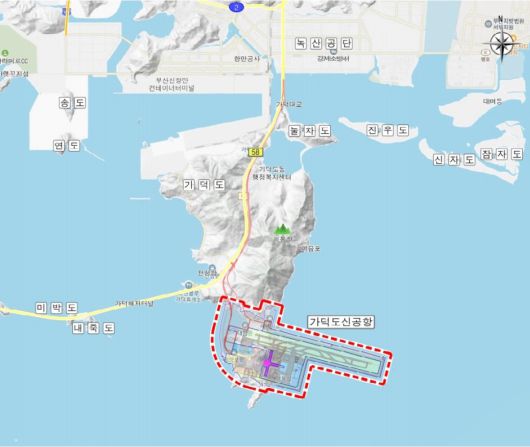 가덕도신공항 예정지.