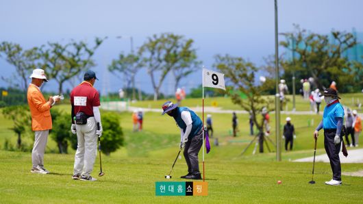 ‘2025 현대홈쇼핑 제주도 전국 파크골프대회’ 현장.