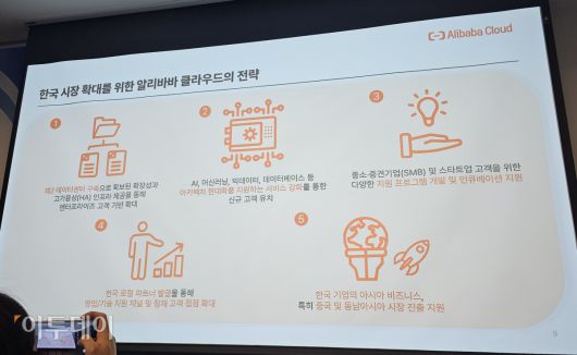 19일 알리바바 클라우드는 서울 강남구 그랜드 인터컨티넨탈 서울 파르나스에서 '신규 데이터센터 출범 미디어 브리핑'을 열었다.