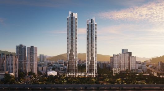 ‘블랑써밋 74’ 석경 투시도