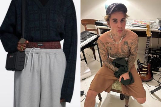 (출처=발렌시아가 공식 홈페이지, 저스틴 비버 인스타그램 캡처)