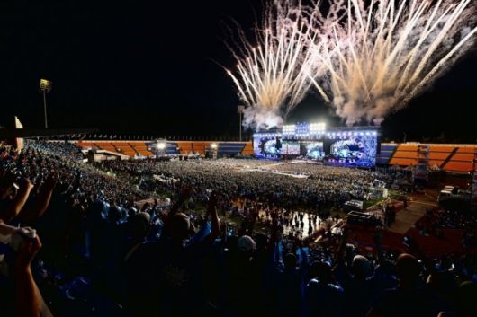 지난달 26일 강원 속초시에서 열린 '싸이 흠뻑쇼. (사진제공=속초시)