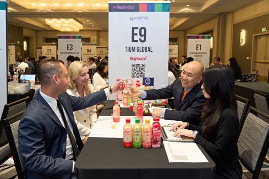 미주 K-푸드 페어 B2B 행사장 전경