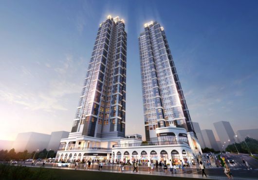 '해링턴 스퀘어 과천' 투시도.