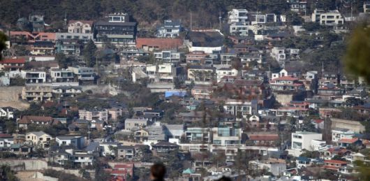 서울 주택가 모습.