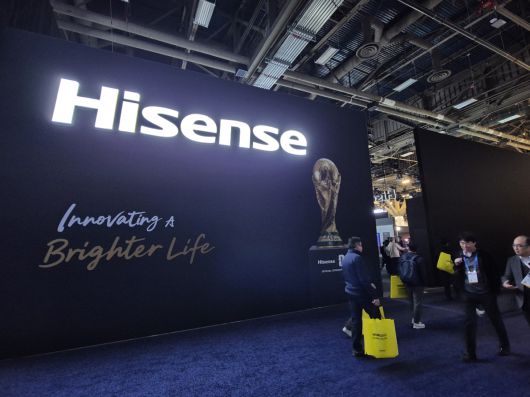 하이센스 CES 2026 전시부스 전경
