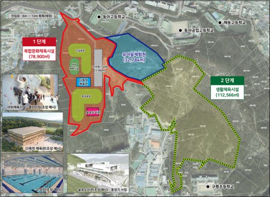 신평 예비군훈련장 부지 일대 개발 기본구상안