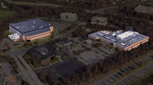 미국 메릴랜드주 록빌에 위치한 휴먼지놈사이언스 바이오의약품 생산시설 전경.