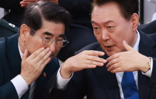 ▲ 김용현 전 국방부 장관과 윤석열 전 대통령. ⓒ연합뉴스