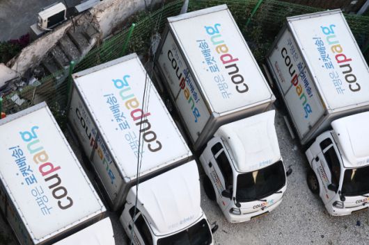 ▲쿠팡 배송차량. ⓒ연합뉴스