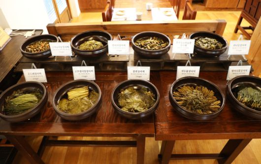 ▲하이원리조트 지역 특산물을 활용한 장아찌. ⓒ강원랜드