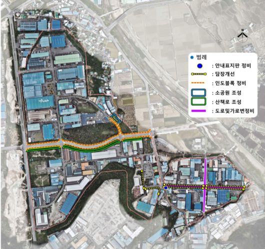 ▲경주시, 외동산단 환경개선에 34억 투입해 청년친화 산업단지로 조성 박차ⓒ경주시청 제공