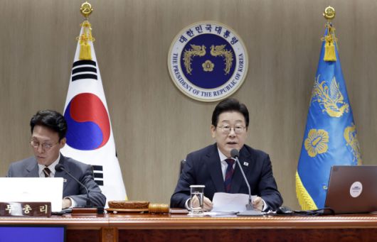 ▲ 이재명 대통령이 5일 서울 용산 대통령실 청사에서 열린 국무회의에서 발언하고 있다. ⓒ연합뉴스