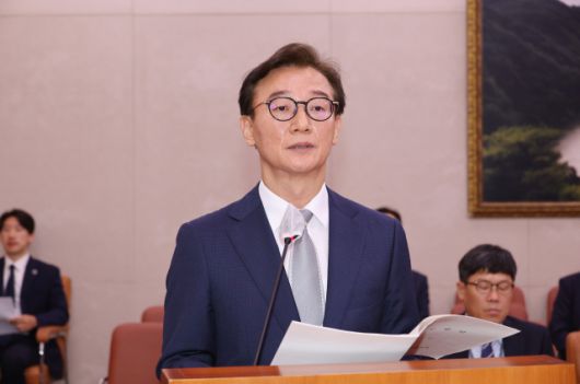 ▲전재수 해양수산부 장관 후보자가 14일 서울 여의도 국회 농림축산식품해양수산위원회 전체회의에서 열린 인사청문회에서 발언하고 있다. ⓒ연합뉴스
