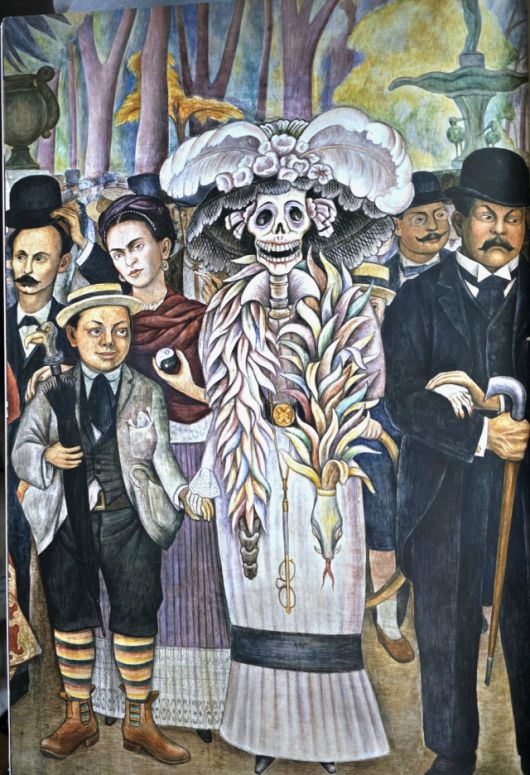 ▲ '알라메다 공원 토요일 오후의 꿈'에 그려진 인물들 ⓒ손호철