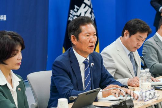 ▲정청래 더불어민주당 대표.ⓒ프레시안(강지원)