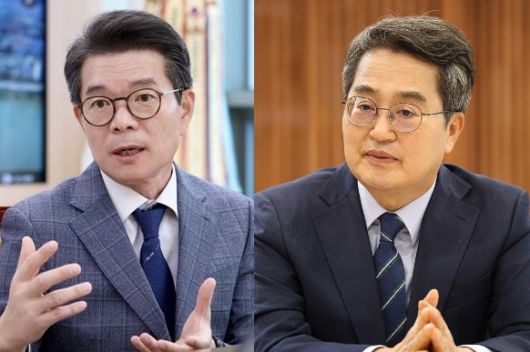 ▲정원오 성동구청장과 김동연 경기도지사 ⓒ연합뉴스