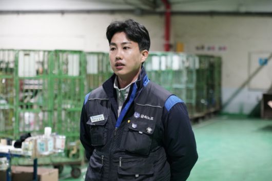 ▲김용태 전국금속노동조합 한국부품물류지회장. ⓒ프레시안(최용락)