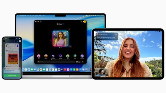 WWDC 2025에서 애플은 AI 기반 시리를 공개하지 않고 개선된 애플 인텔리전스를 선보이는데 그쳤다 [사진: 애플]