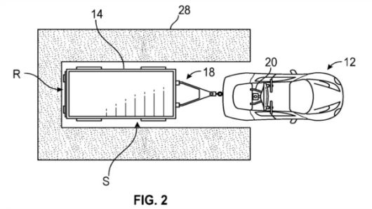 GM의 드론을 위에서 본 모습 [사진: USPTO]