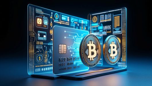 신용카드 네트워크과 스테이블코인 통합 움직임이 최근 주목받고 있다 [사진: Reve AI]