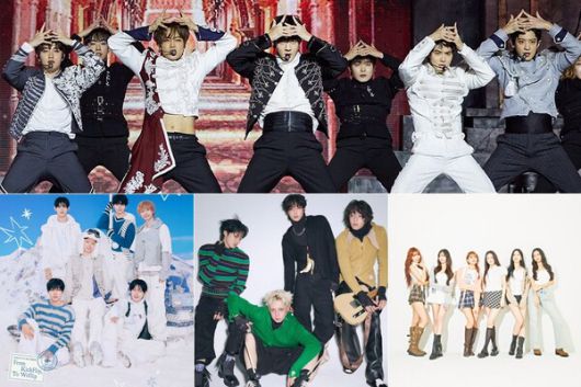 [사진: SM엔터테인먼트, JYP엔터테인먼트, FNC엔터테인먼트, 인연엔터테인먼트]