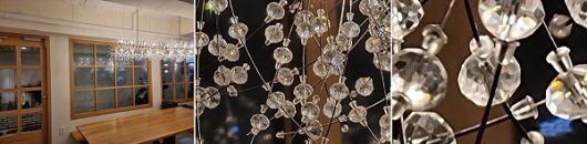 갤럭시S21 울트라로 촬영한 조명. 왼쪽은 줌하지 않은 사진이고, 중간은 30배줌, 오른쪽은 100배줌이다. 작은 조명까지 선명하게 찍어낸다./사진=백유진 기자