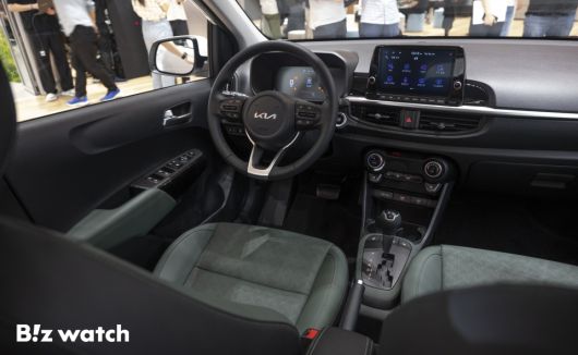 4일 오전 인천시 미추홀구 기아 인천플래그십스토어에서 열린 기아 '더 뉴 모닝' 포토미디어 데이 행사에 '더 뉴 모닝'이 전시되어 있다./사진=이명근 기자 qwe123@