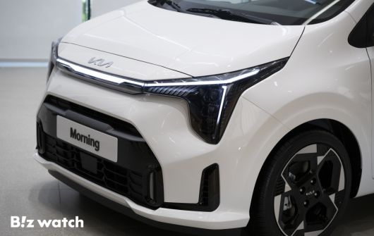 4일 오전 인천시 미추홀구 기아 인천플래그십스토어에서 열린 기아 '더 뉴 모닝' 포토미디어 데이 행사에 '더 뉴 모닝'이 전시되어 있다./사진=이명근 기자 qwe123@