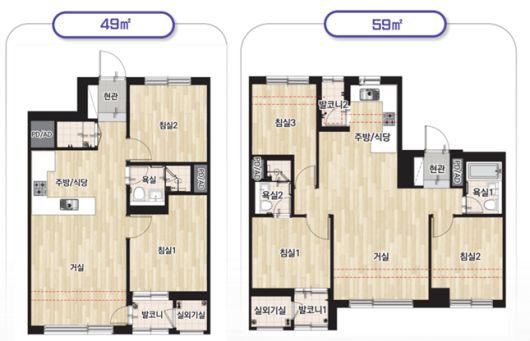 올림픽파크포레온(둔촌주공) 평면도 /자료=서울시