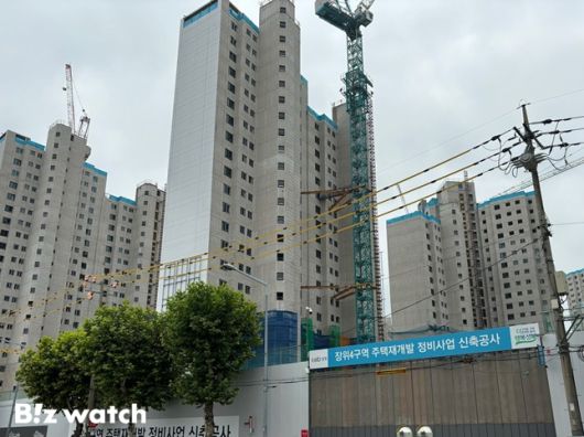 지난 2022년 12월 분양한 장위4구역(장위자이레디언트)은 전용 84㎡ 분양가가 8억9000만~10억2350만원이었다. /사진=김진수 기자