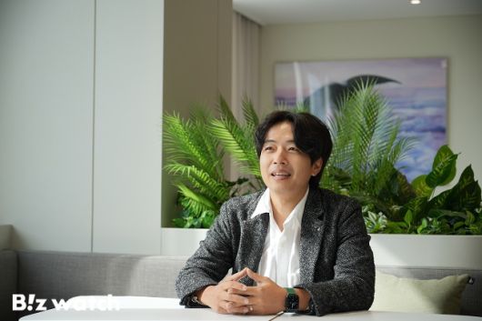 김일두 호라이존테크놀로지 CTO가 비즈워치와 인터뷰하고 있다./사진=비즈워치