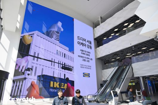스웨덴 가구 브랜드 이케아(IKEA)가 11일 오픈을 앞둔 서울시 강동점에서 미디어데이를 개최하고 있다./사진=이명근 기자 qwe123@