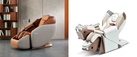 세라젬 파우제 M10(왼쪽)와 바디프랜드 에덴로보 /사진=각 사