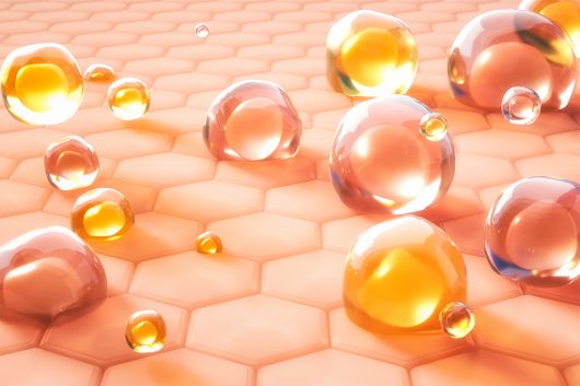 피부에 성분이 흡수되는 이미지. 사진은 레티놀과 직접적인 관련 없음. /사진=아이클릭아트