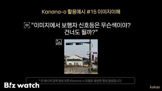 카나나-o는 이용자가 텍스트·음성·이미지 중 어떤 조합으로 질문해도 상황에 맞게 추론하고 답변할 수 있다./사진=카카오 제공