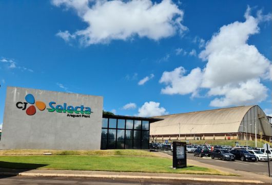 CJ제일제당의 브라질 농축대두단백 생산기업 CJ셀렉타 전경. / 사진=CJ제일제당