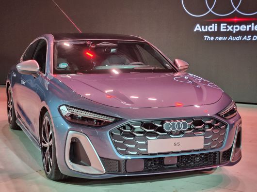 '더 뉴 아우디 A5 프리뷰'에서 공개된 더뉴 A5 S5./사진=도다솔 기자