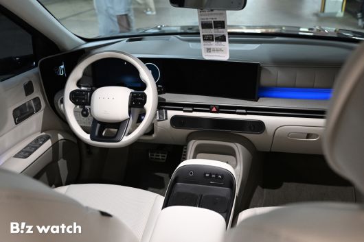 현대자동차 수소전기차 '디 올 뉴 넥쏘' 1열./사진=이명근 기자 qwe123@