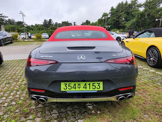 벤츠 AMG SL 43 후면./사진=도다솔 기자