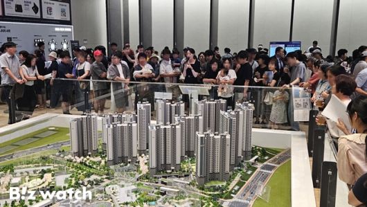 신분평더웨이시티 제일풍경채 견본주택 현장/사진=HMG