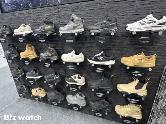 볼디스트의 안전화들. / 사진=정혜인 기자 hij@