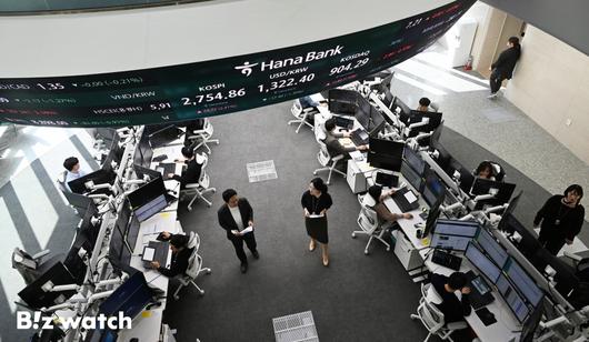 하나은행 딜링룸./사진=이명근 기자 qwe123@