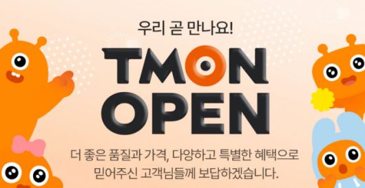 티몬이 4일 공개한 오픈 배너. 이 배너가 티몬 홈페이지에 쓰이는 일은 없었다./사진제공=티몬