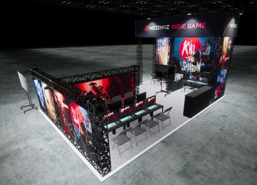 네오위즈 GES 2025 부스 조감도. /그래픽=네오위즈 제공