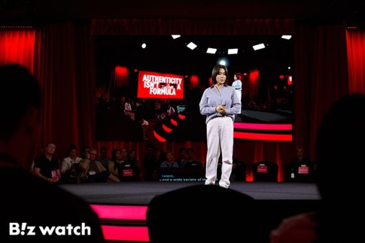 김민영 넷플릭스 아시아태평양(인도 제외) 콘텐츠 부문 총괄(VP)이 부산국제영화제에서 열린 '크리에이티브 아시아'에서 발언하고 있다./사진=넷플릭스 제공