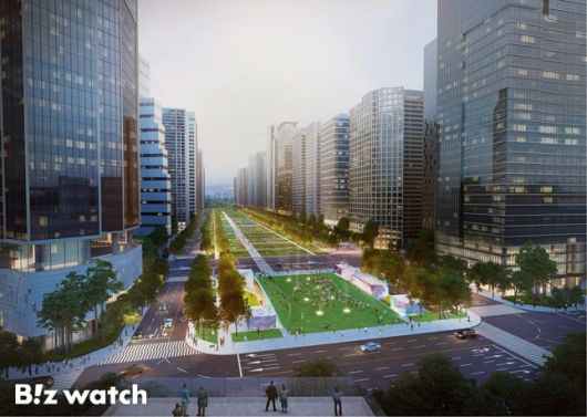 HDC현대산업개발이 올해 수주한 용산정비창 전면1구역./자료=HDC현대산업개발