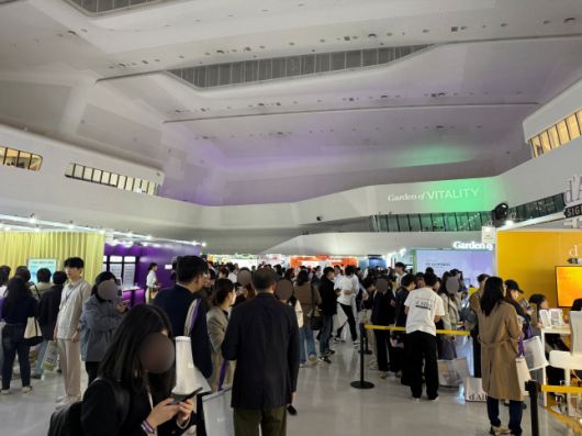 컬리 뷰티 페스타 행사장 내부./사진=윤서영 기자 sy@