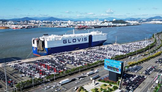 현대차 울산공장 수출선적부두./사진=현대차 제공