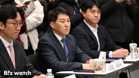 오경석 두나무 대표가 14일 오전 서울 강남구 드림플러스에서 열린 디지털자산업계 정책간담회에 참석하고 있다./사진=이명근 기자 qwe123@